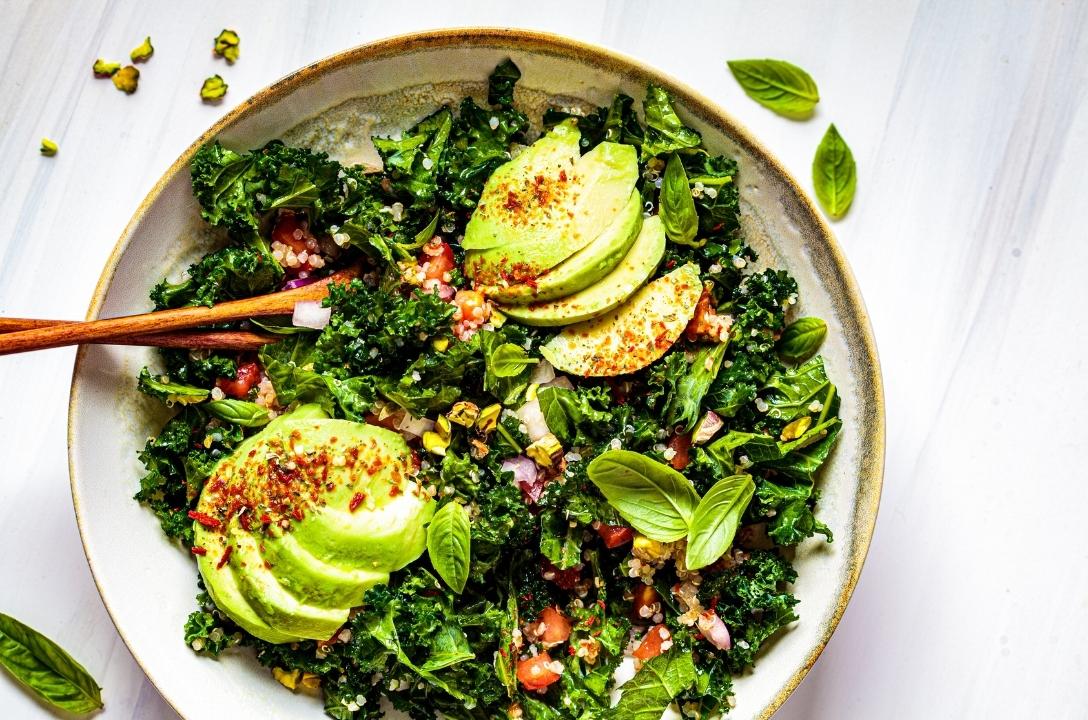 high fibre nourish bowl, vegan and plant-based eating