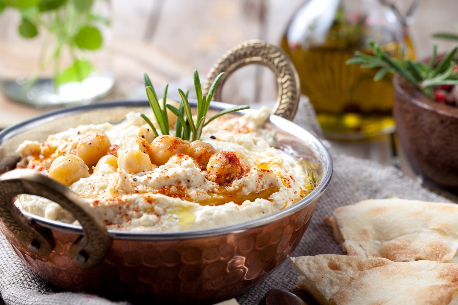hummus, plant-based protein sources
