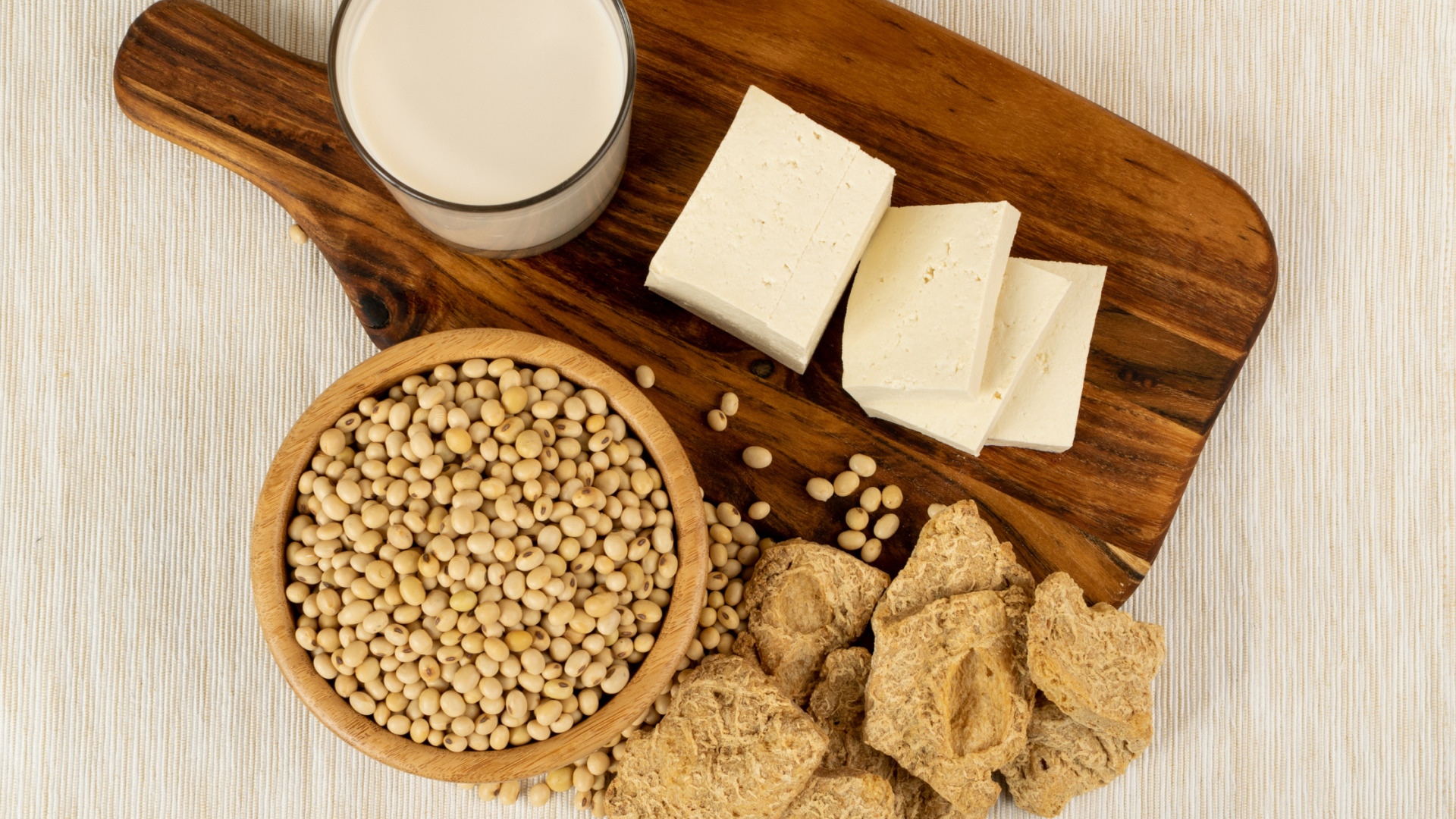 soy is the best option for leucine for vegans